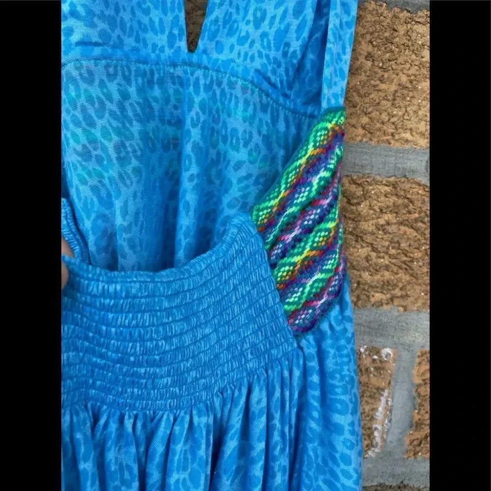 Pitusa Mini Halter Dress in Blue small/medium - Picture 8 of 10